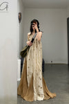 Mutedance 24 Spring/Summer One-shoulder Petal Dress Series MD-MD24SS20-C celadon PM139